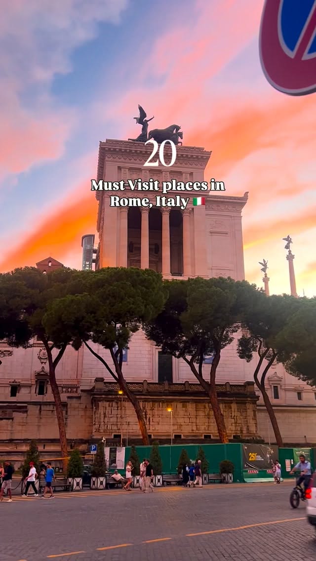 Nineteen Iconic Landmarks and Neighborhoods of Rome