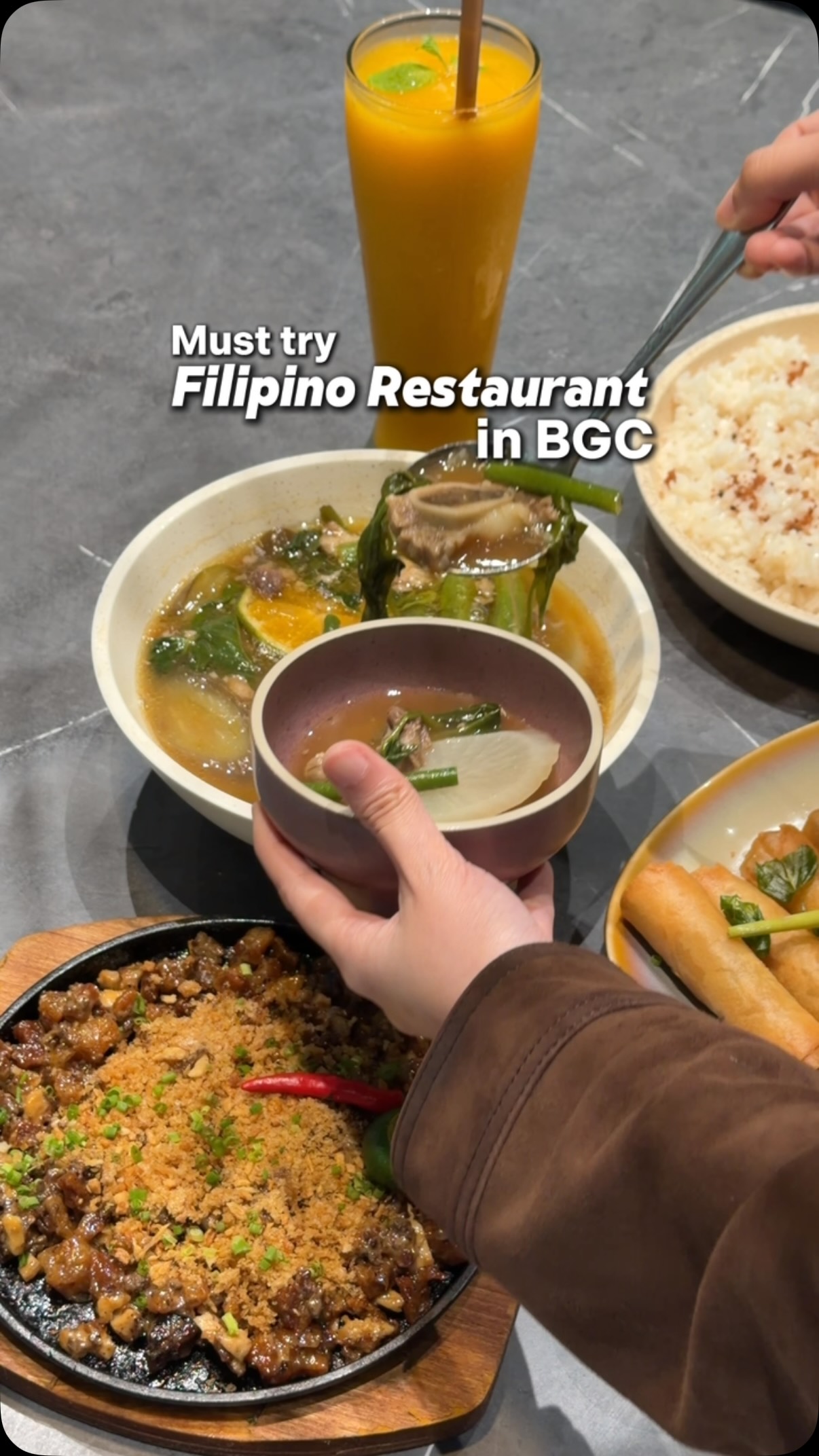 Tanglad Offers Popular Filipino Dishes In BGC