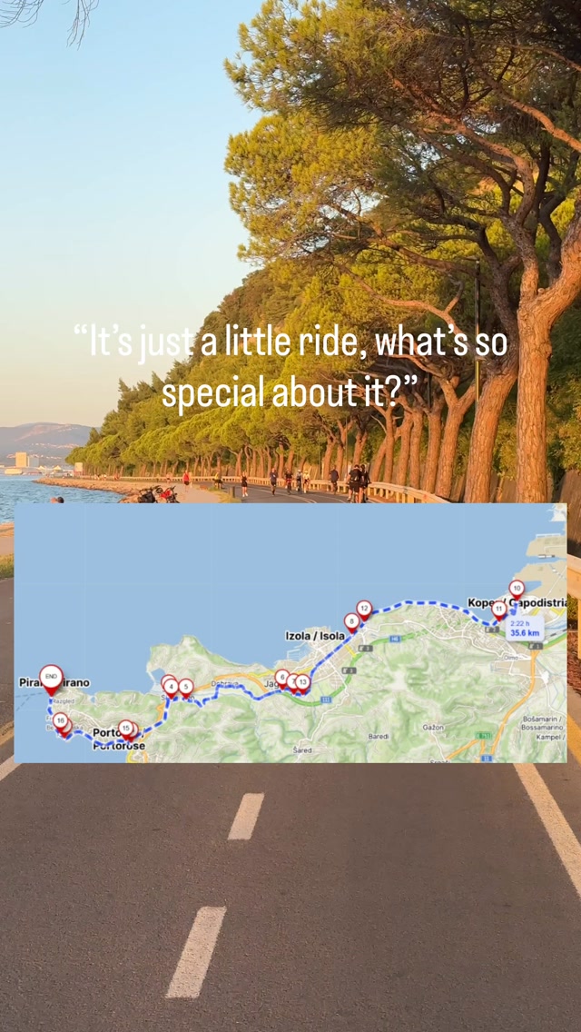 Slovenian Coastal Cycling Route Along Parenzana Trail