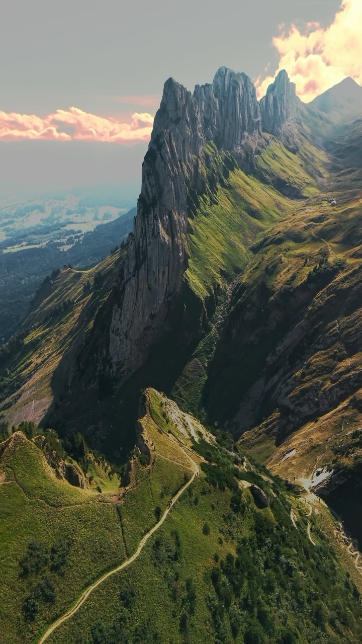Saxer Lücke: Swiss Mountains and Fog Ridge