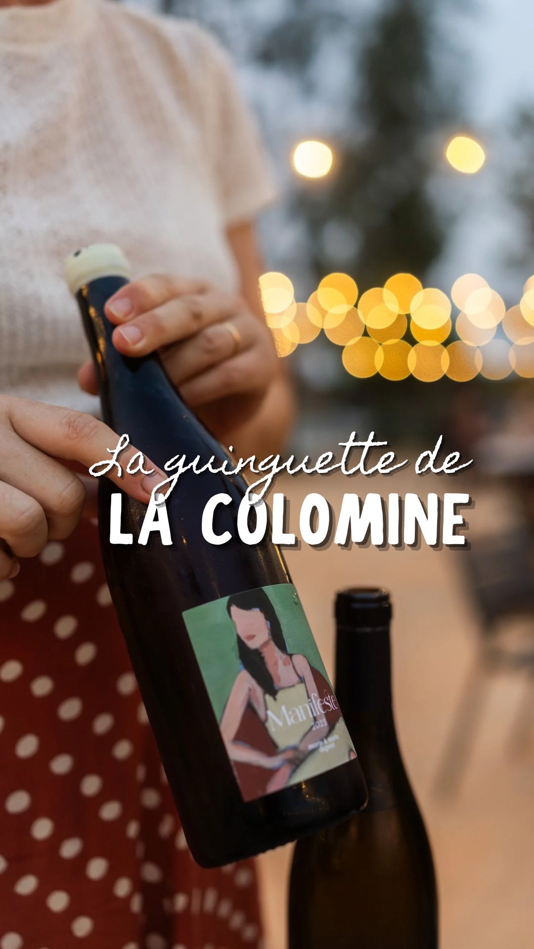 Guinguette La Colomine: Vineyard and Pond Setting