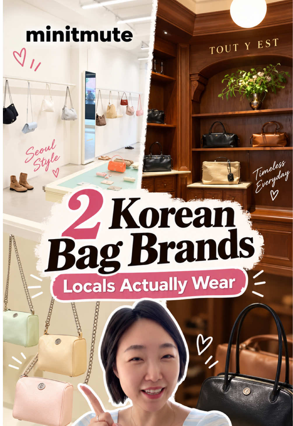 Korean Bag Brands: Minitmute and Tout Y Est
