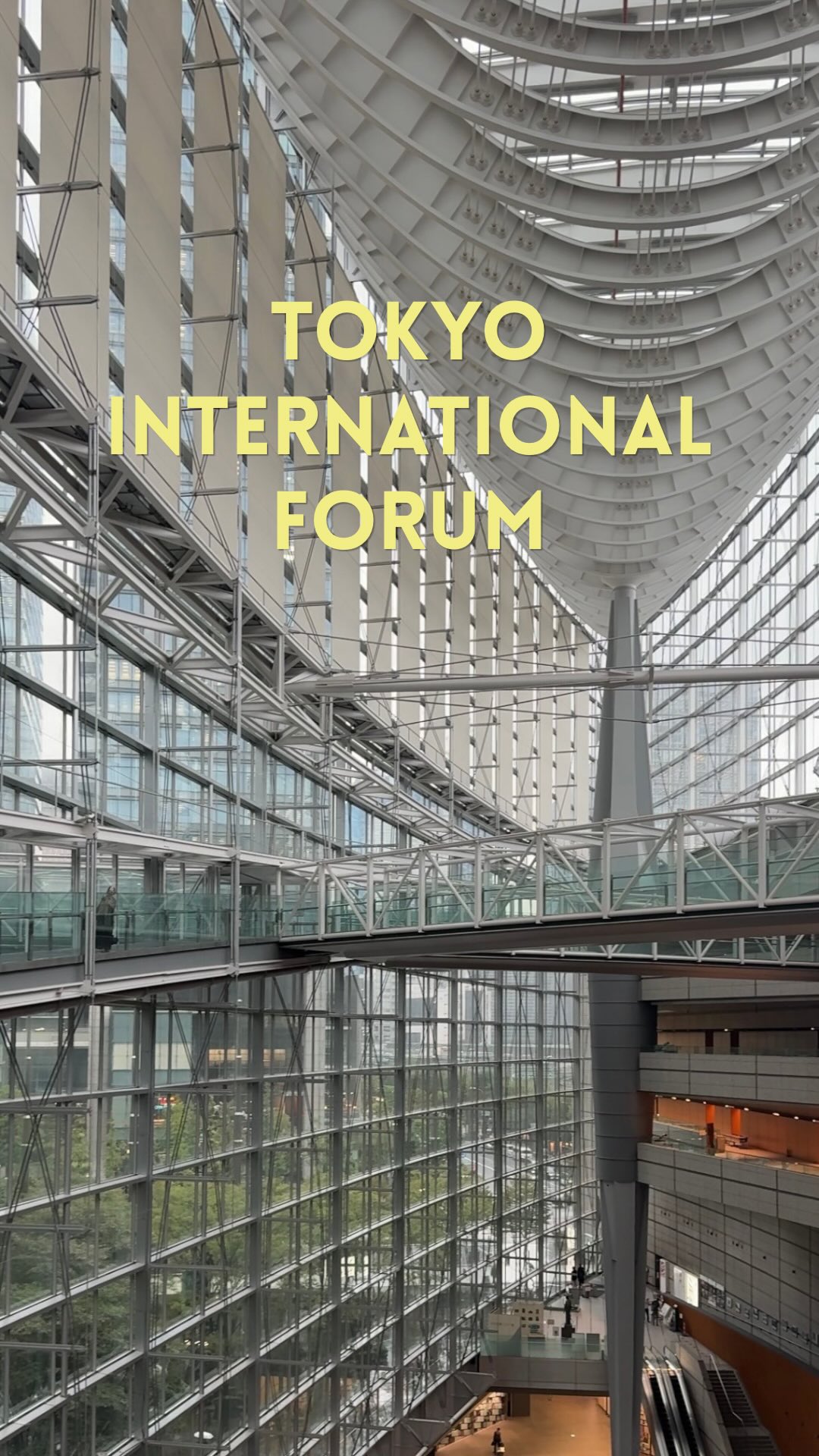 Tokyo International Forum's Striking Glass Atrium