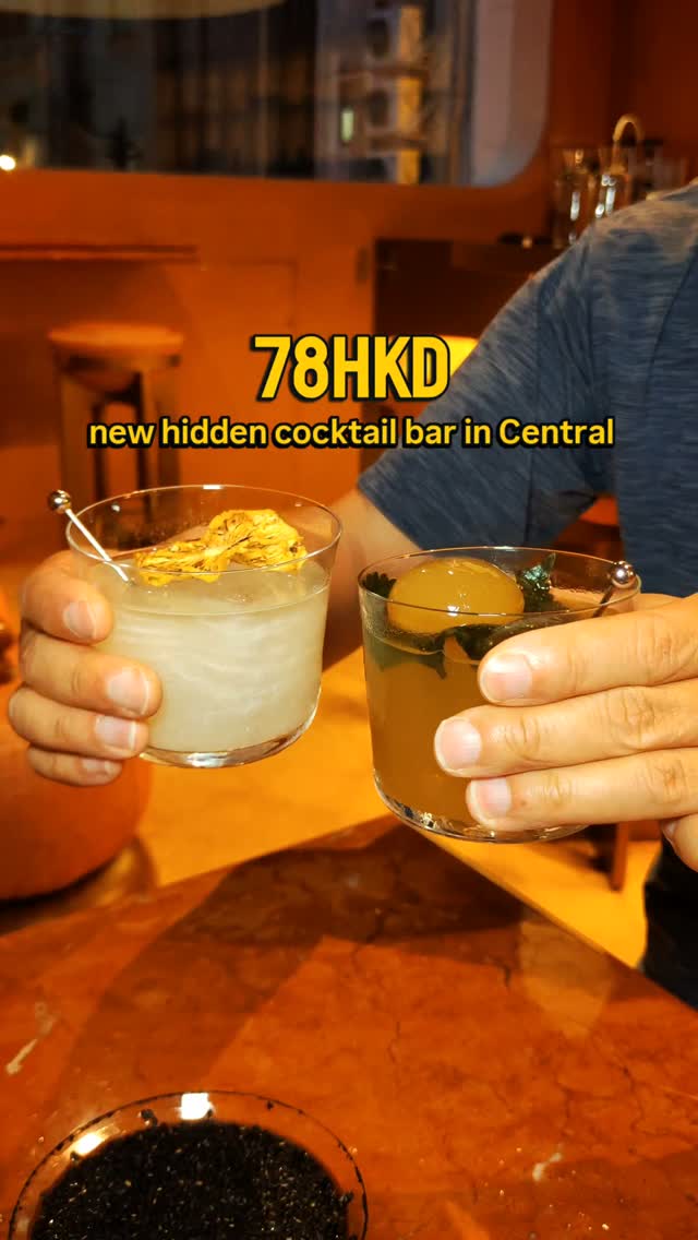 Intimate Hong Kong Cocktail Bar With Small Bites