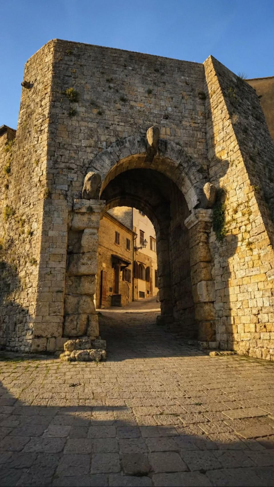 Ancient Etruscan Gate and Volterra History
