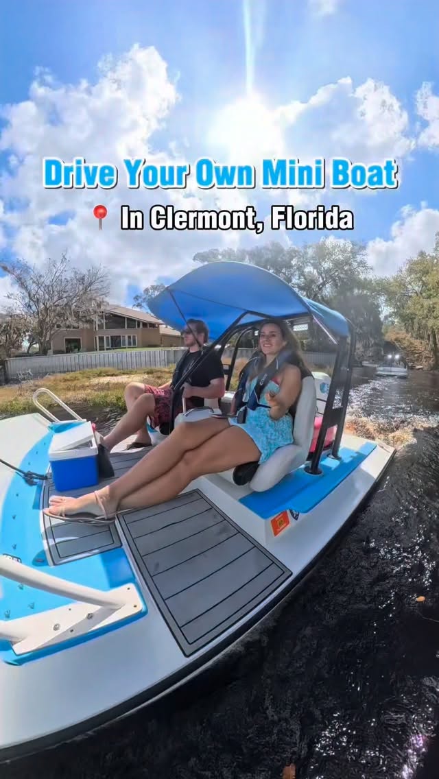 Mini Boat Tours On Clermont Chain Of Lakes