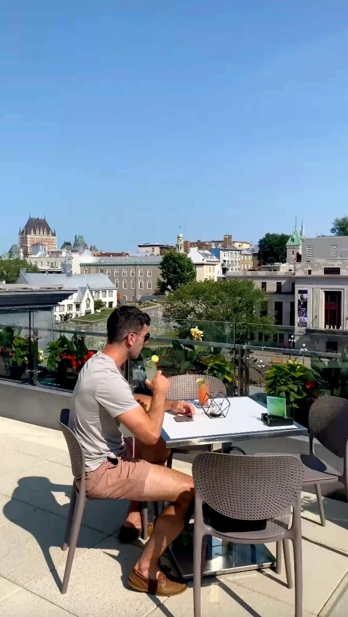 Quebec City's Enchanting Outdoor Dining Terraces