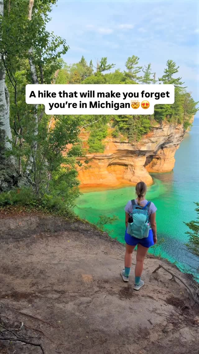 Michigan's Rugged Shores And Emerald Waters