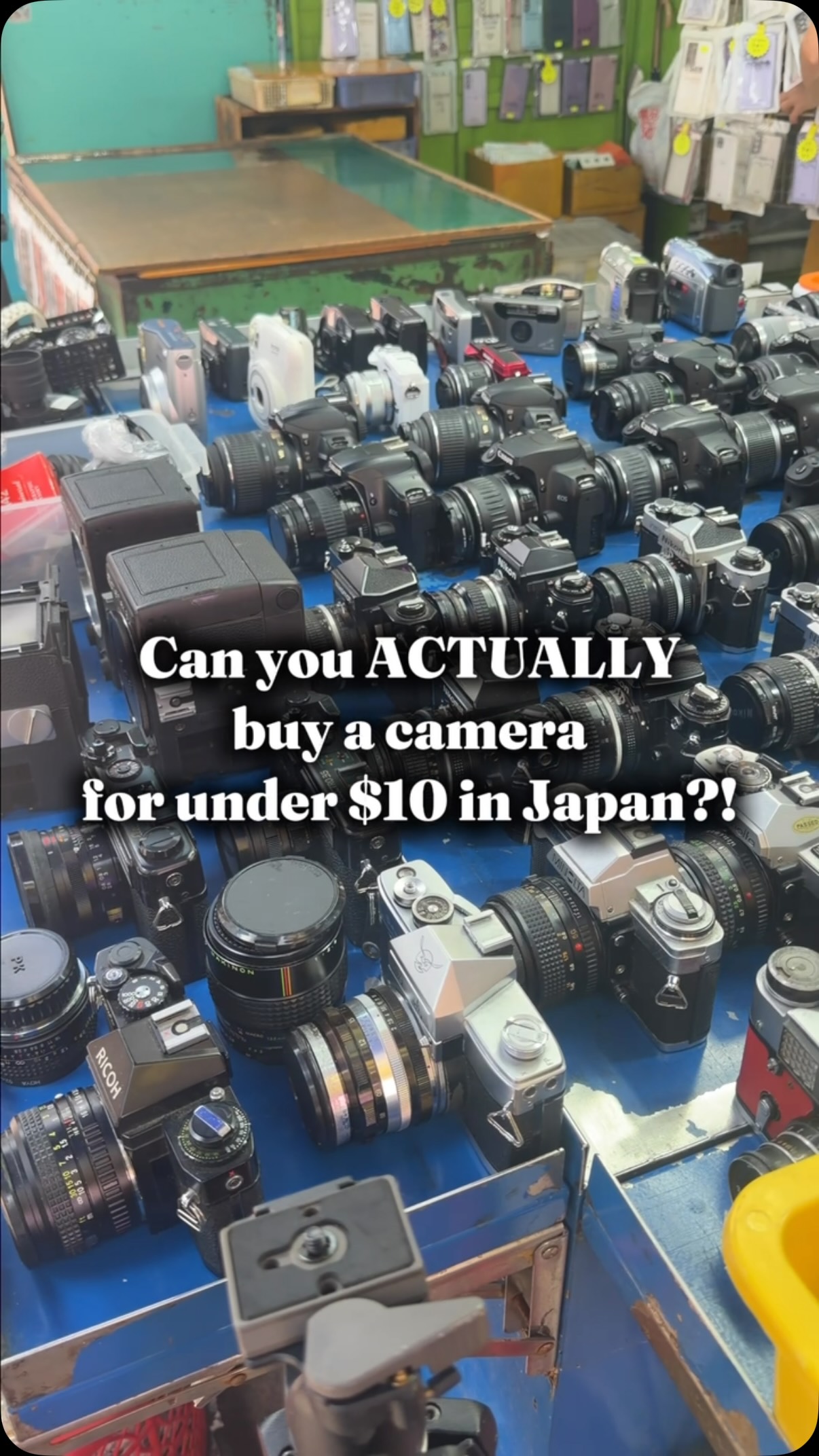 Vintage Camera Hunting in Tokyo