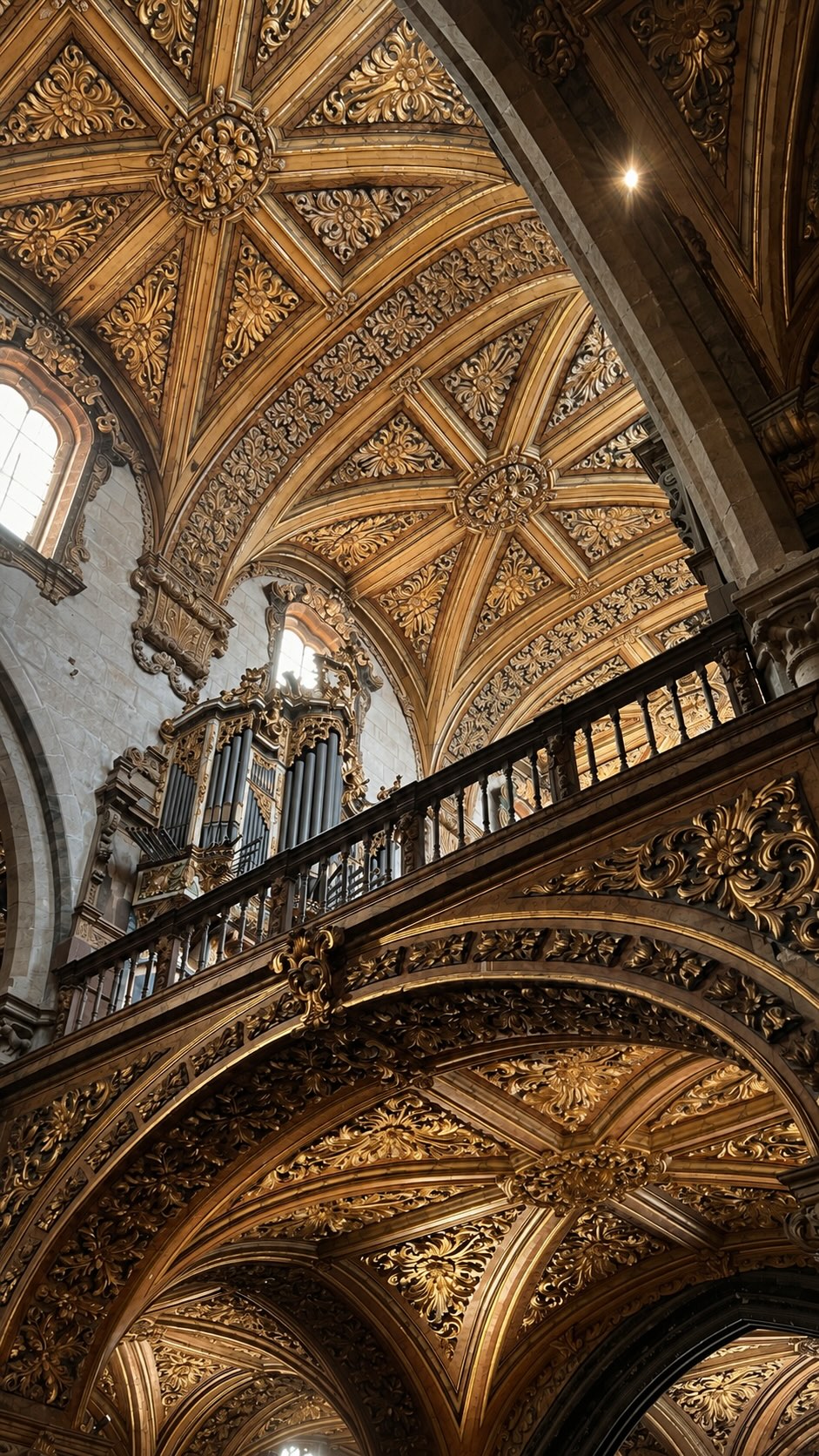 Gold-Covered Interiors Of Porto's Churches