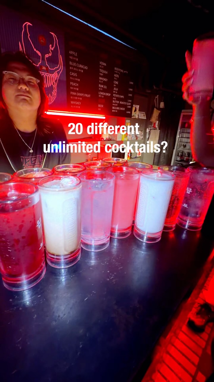 Hongdae Bar Offers Unlimited Drinks and Free Beer Pong