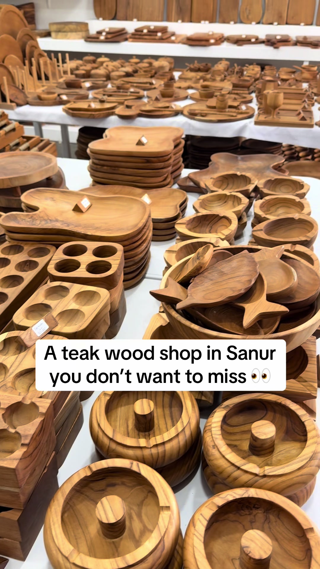 Bali Teak Kitchenware Shop Sells Local Homewares