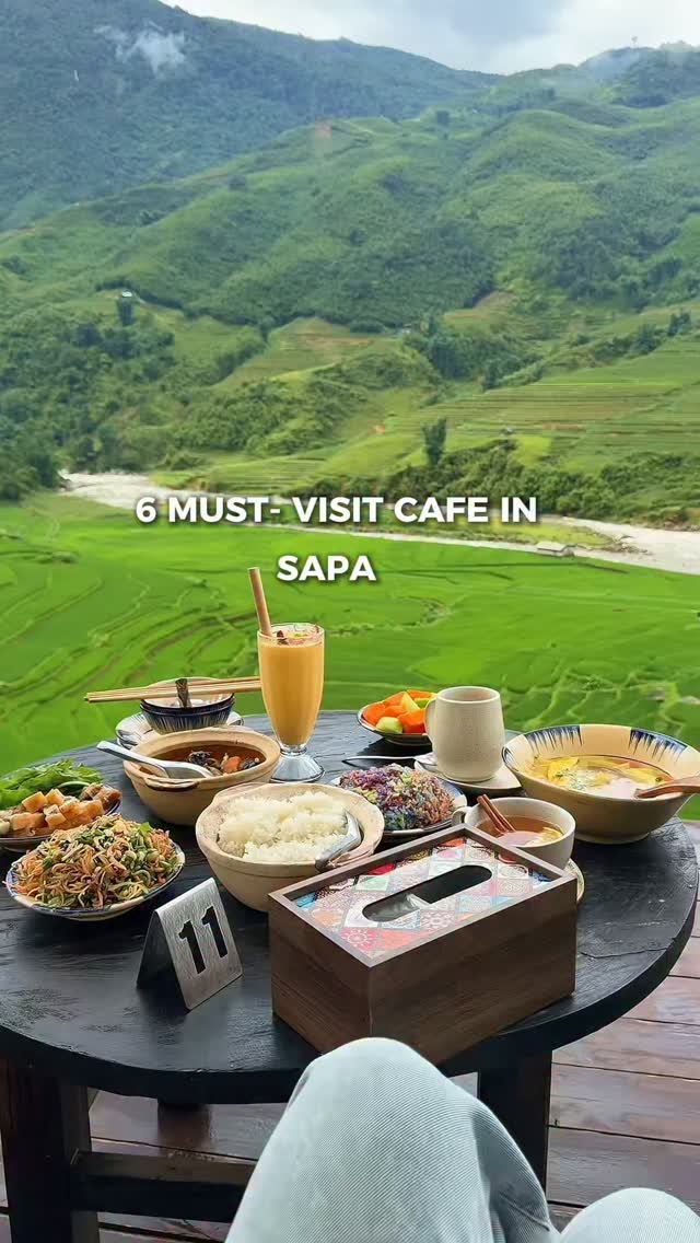 Sapa Cafes With Breathtaking Mountain And Rice Terrace Views