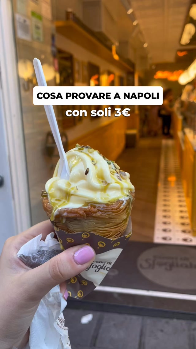 Italian Pastry Shop Features Sfogliatella
