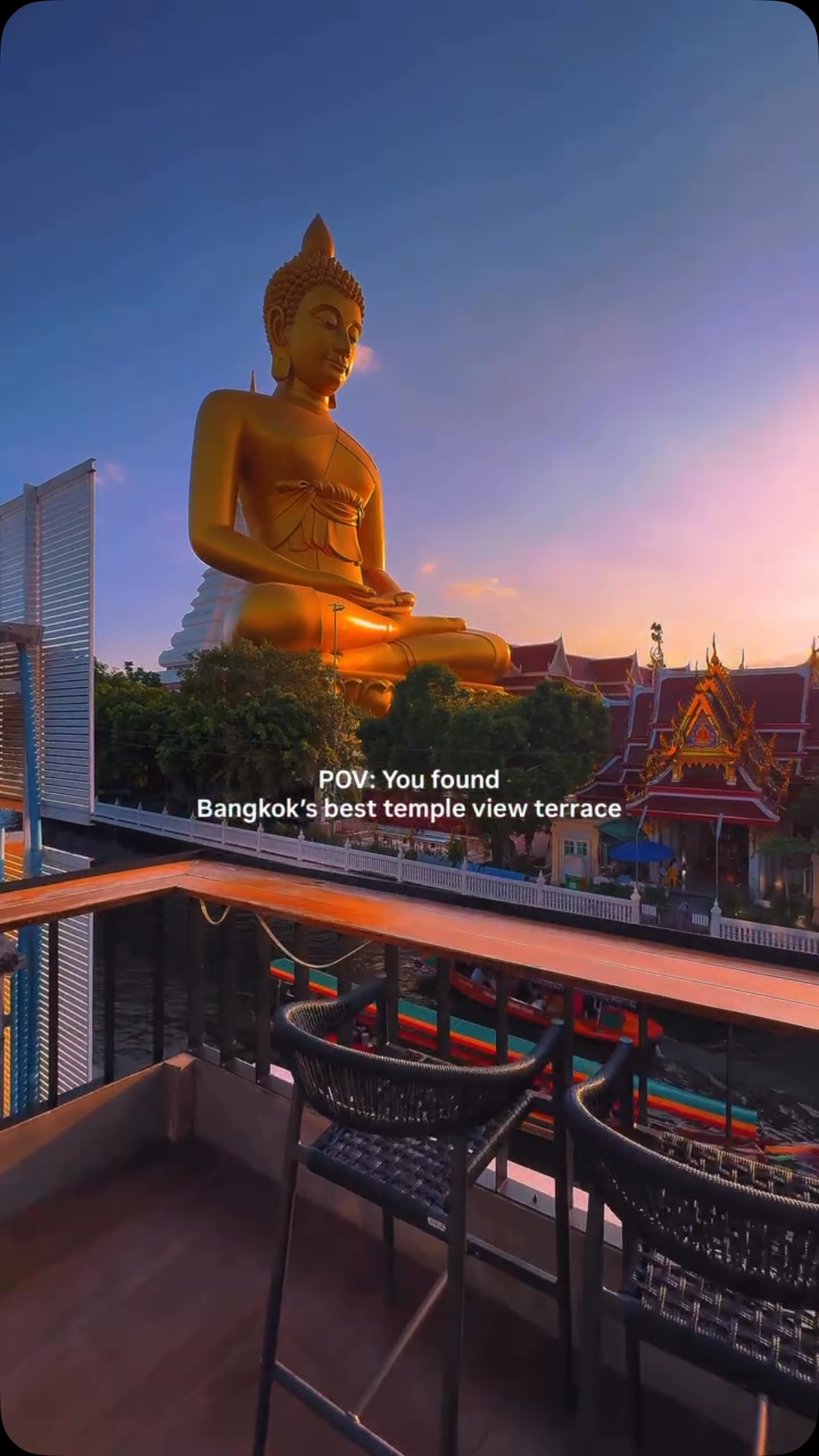 Bangkok Rooftops Offer Magical Sunset Temple Views