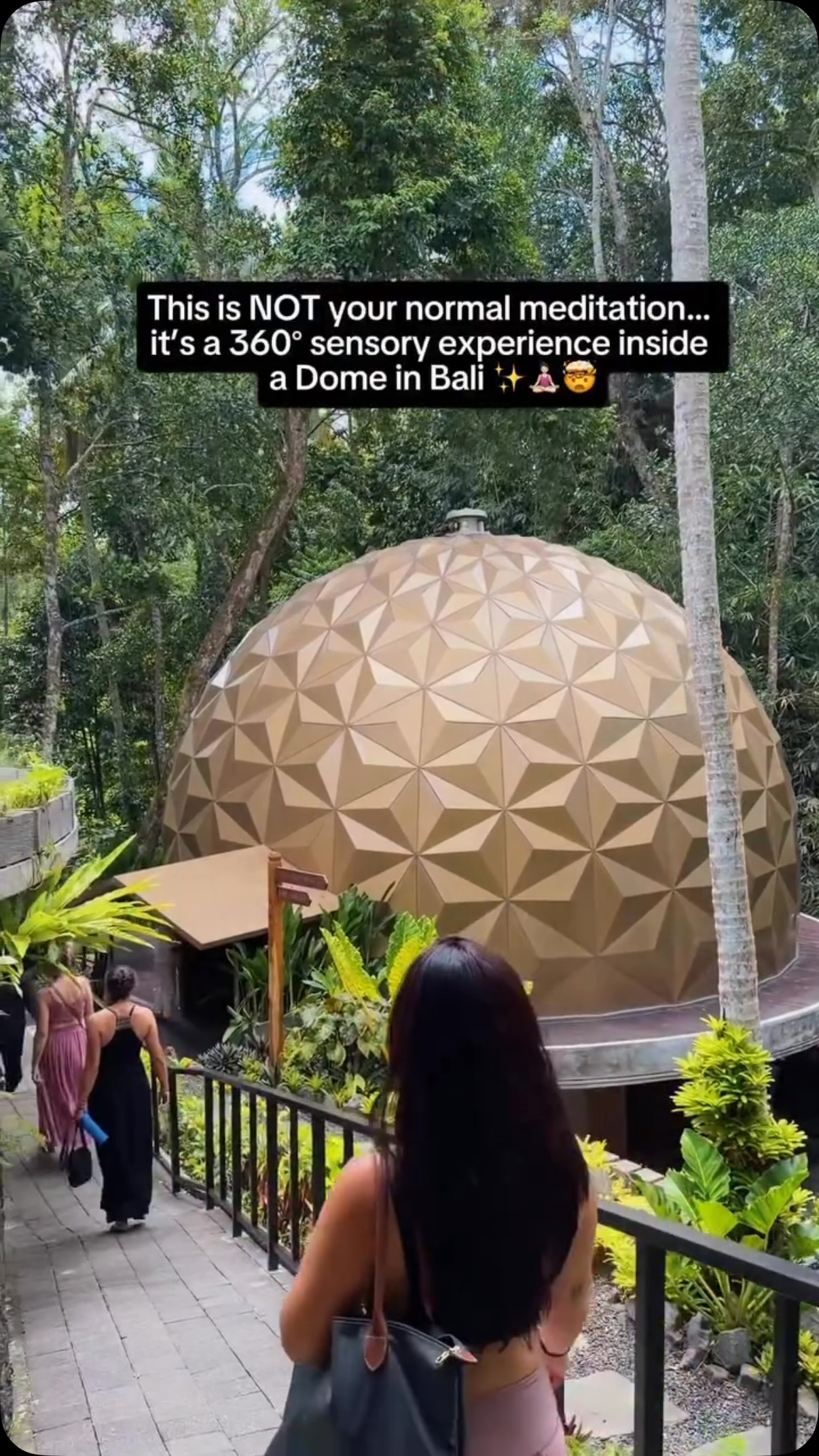 Immersive Sensory Dome Meditation in Bali Jungle