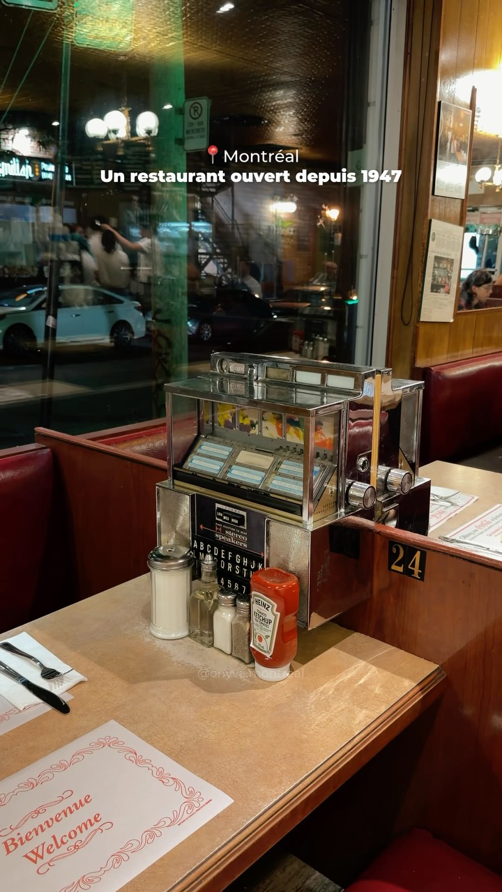 Montreal Diner With Retro Atmosphere Serves Classic Eats