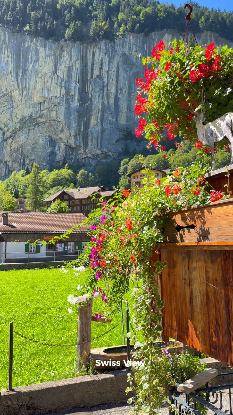 Lauterbrunnen Valley and Staubbach Falls