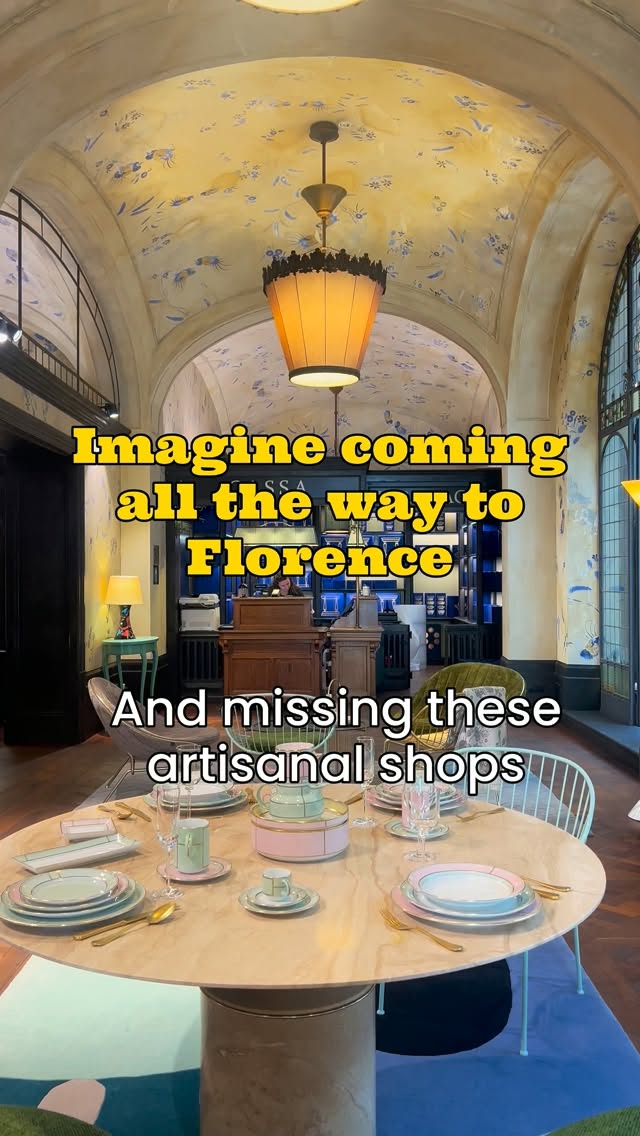 Florence Artisans: Leather, Porcelain, and Fashion