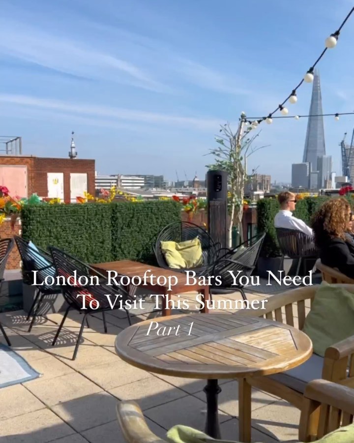London's Best Rooftop Bars With City Views