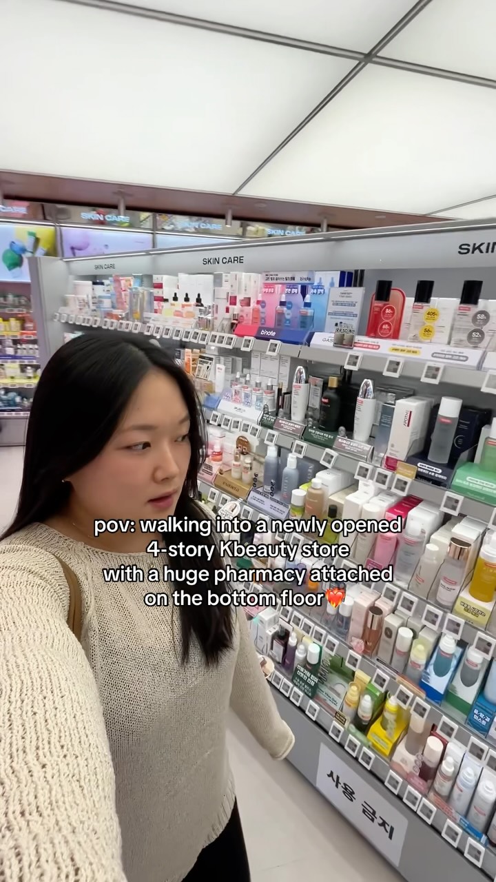 New K-Beauty Store Features Large Pharmacy