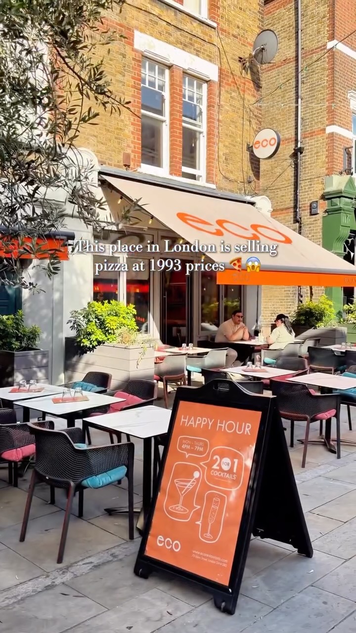 London Restaurant Offers 1993 Pizza Prices