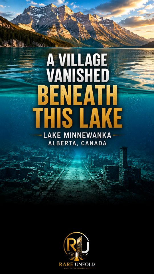 Underwater Village Found at Banff's Lake Minnewanka