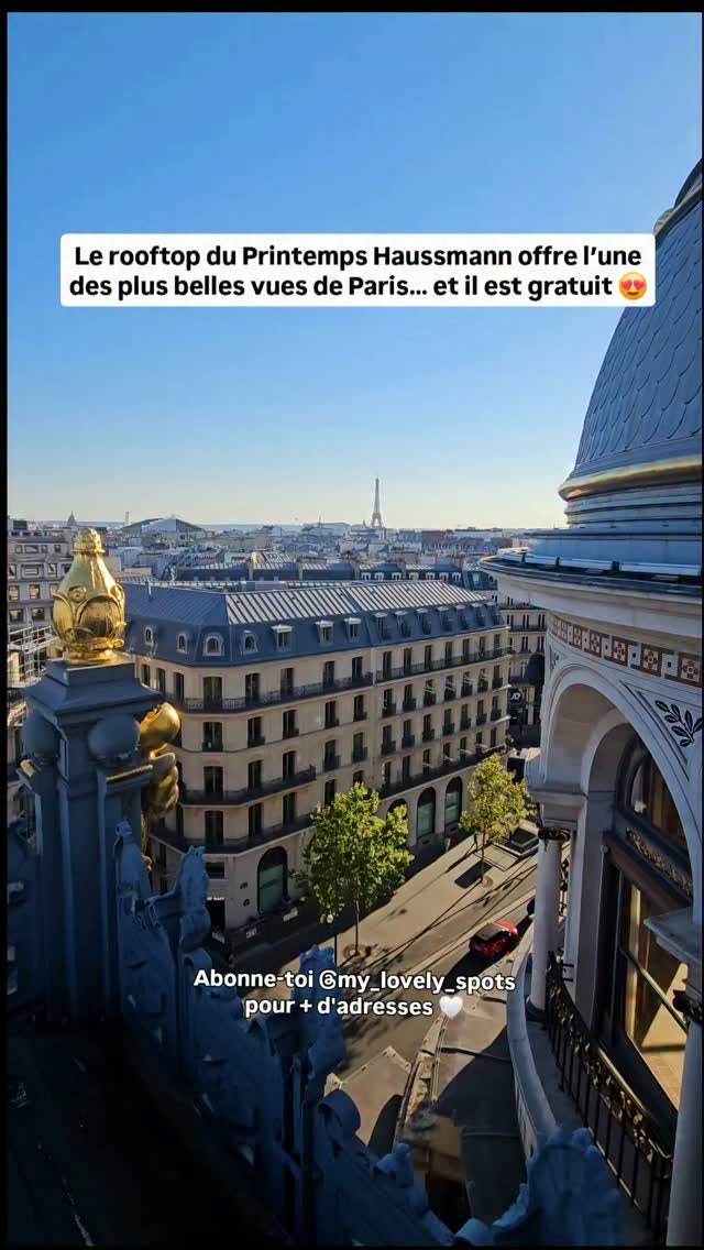 Paris Rooftop Views: Printemps Haussmann