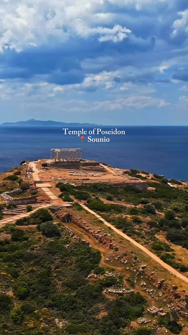 Ancient Temple Of Poseidon At Cape Sounio
