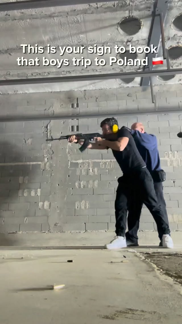 Boys' Trip to Poland Features Shooting Range Adventures