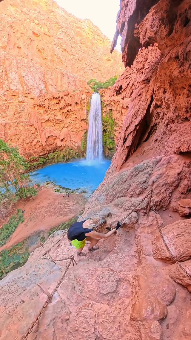 Arizona's Supai and Mooney Falls