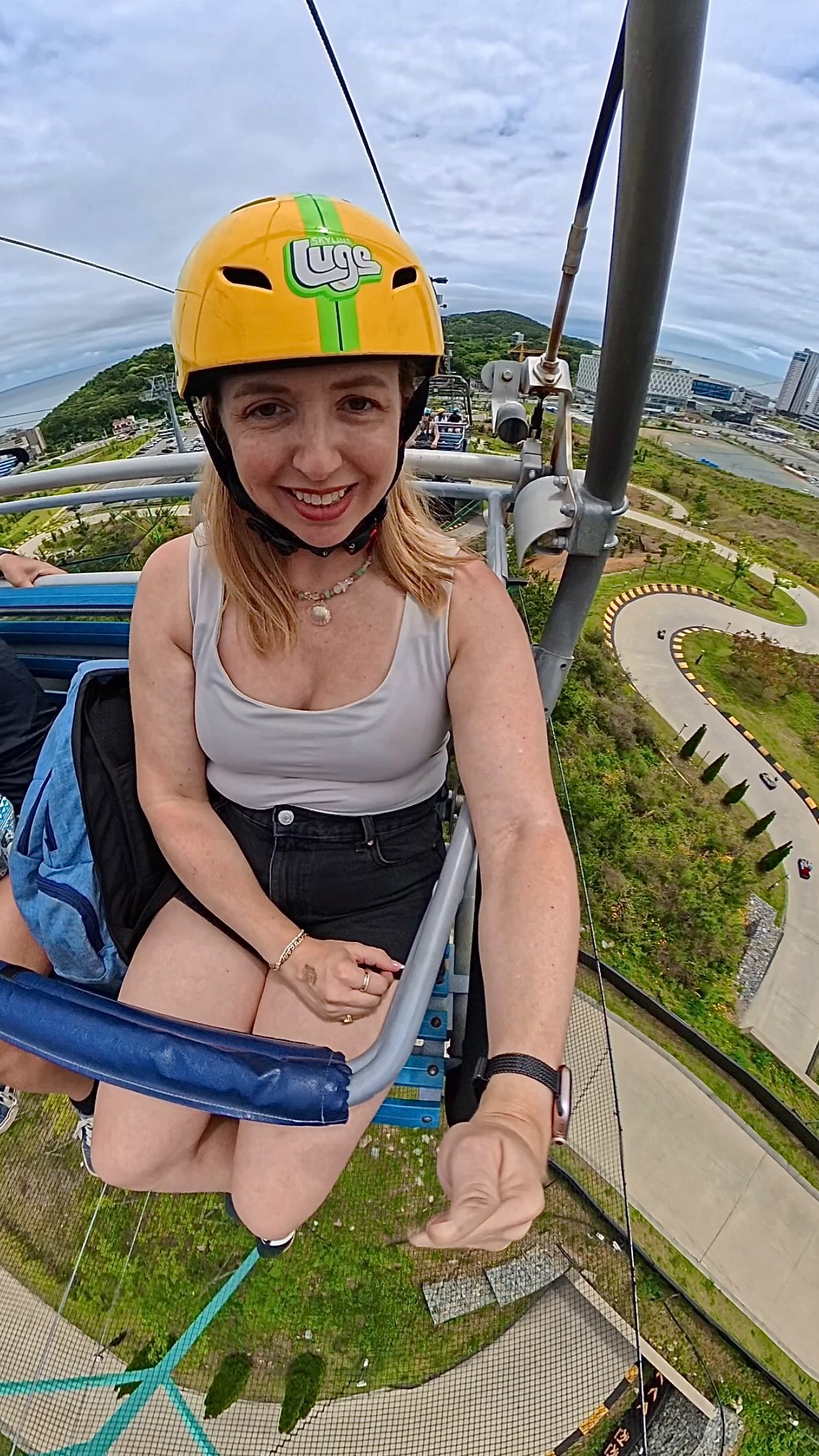 Busan's Thrilling Luge Ride and Amusement Park