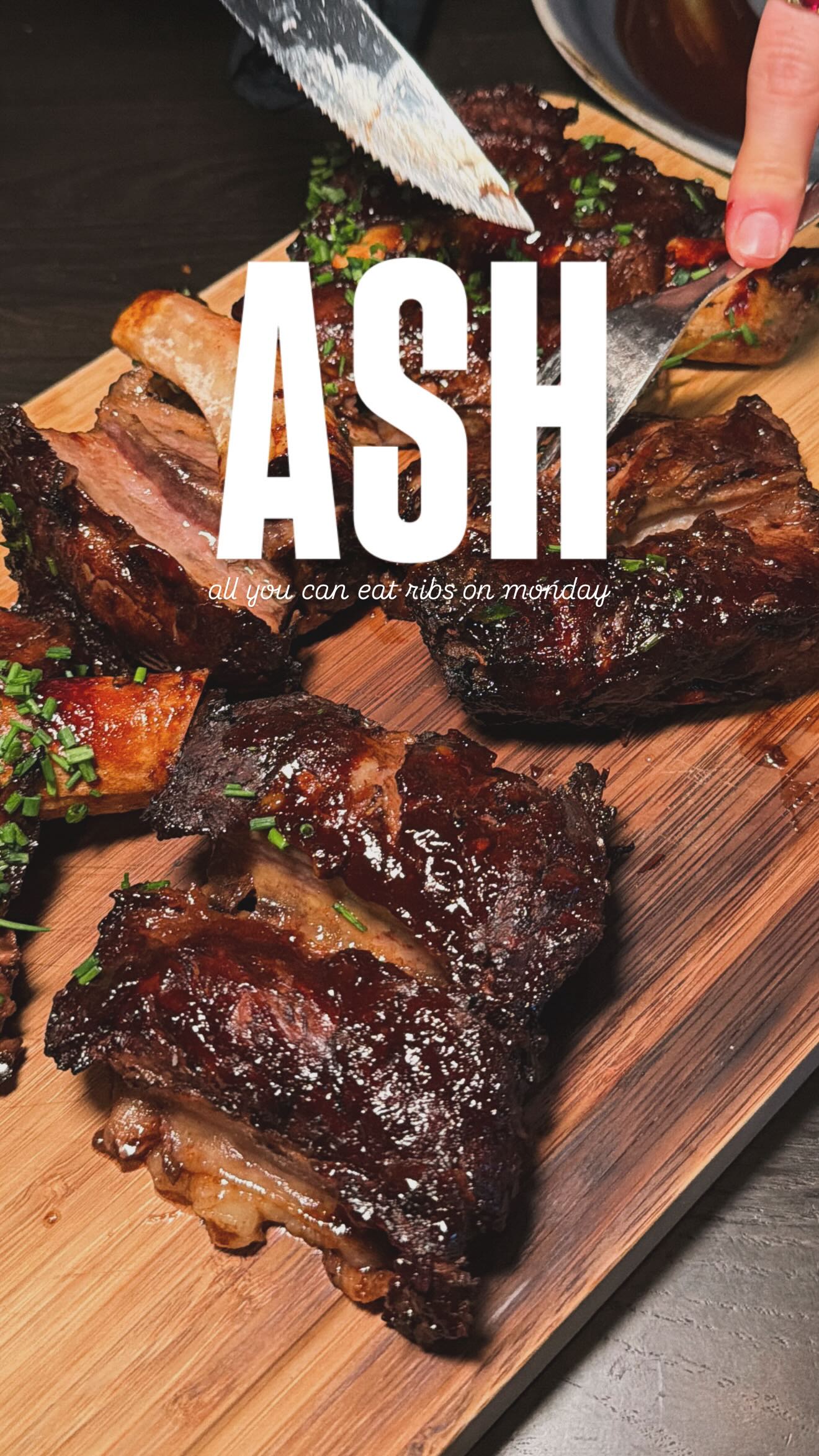 All-You-Can-Eat Ribs at The ASH Locations