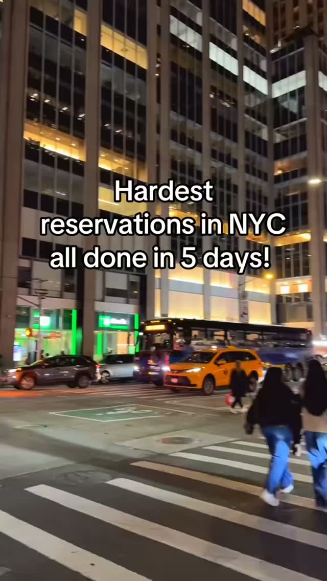NYC's Top Restaurants: A 5-Day Culinary Journey