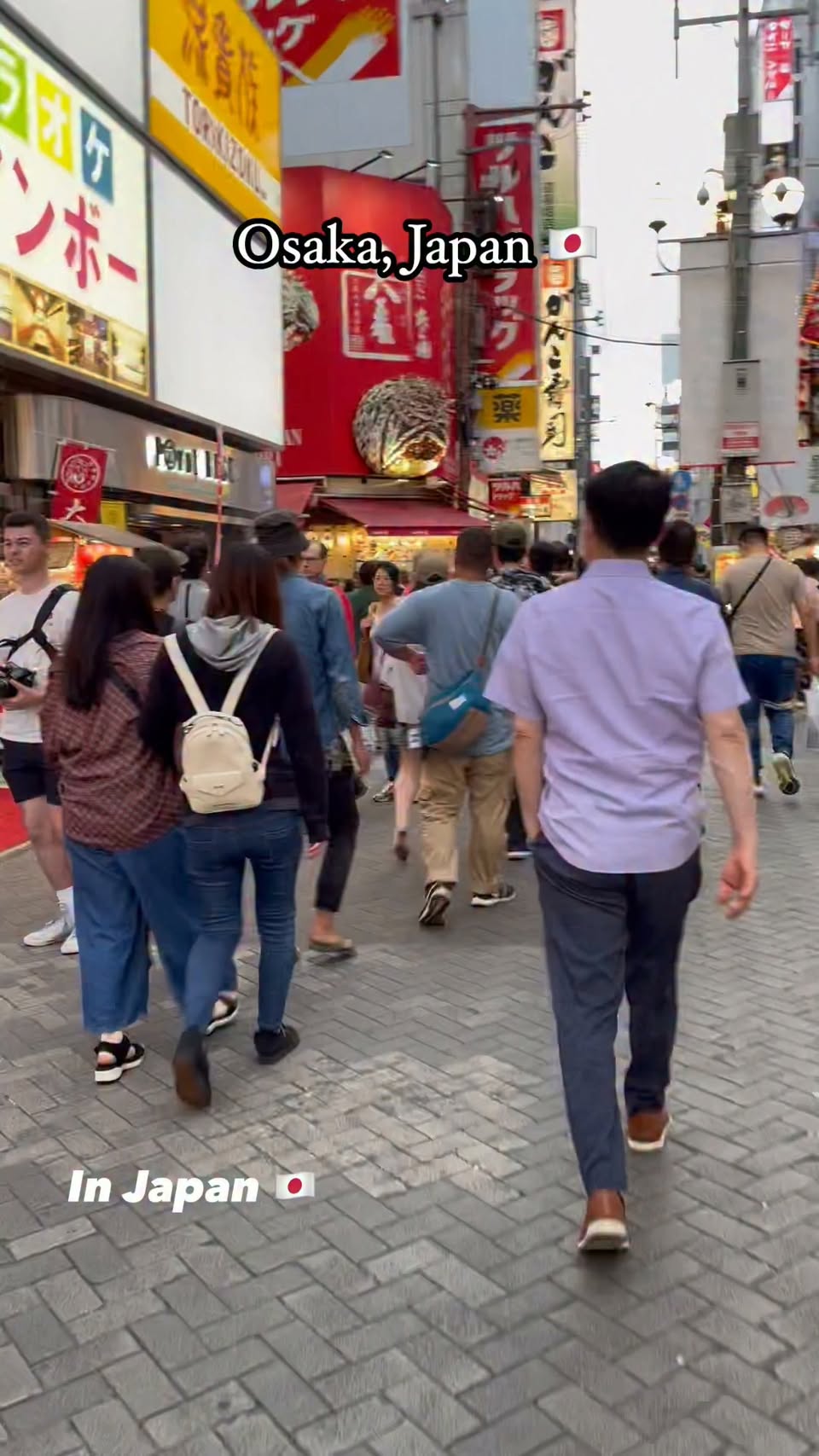 Vibrant Dotonbori Entertainment District
