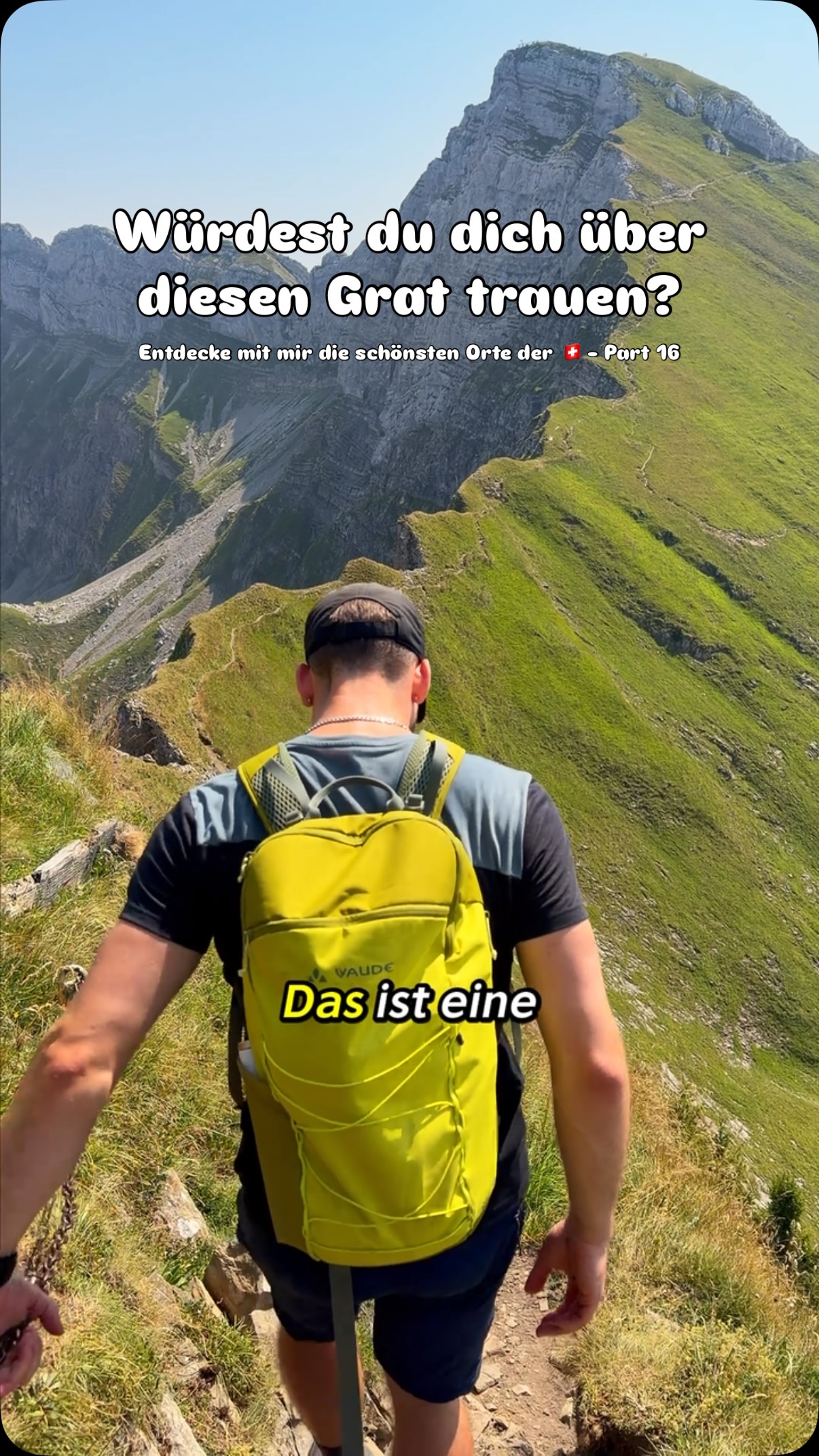 Swiss Alps Ridge Hike Offers Panoramic Views