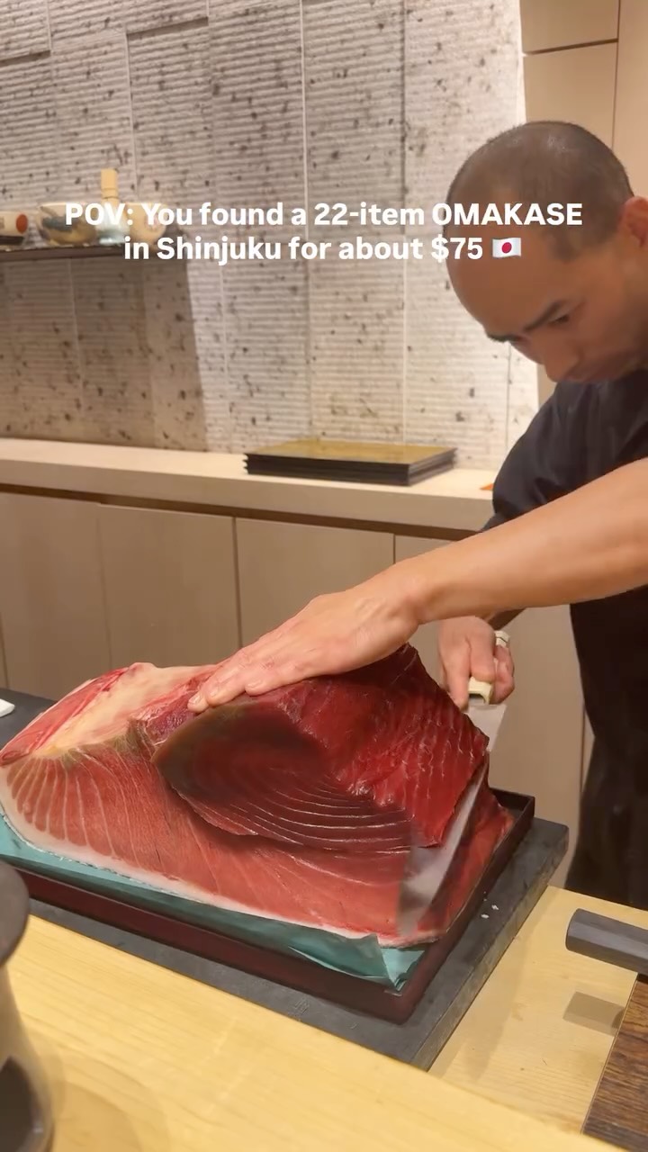 22-Item Omakase Sushi Experience in Tokyo