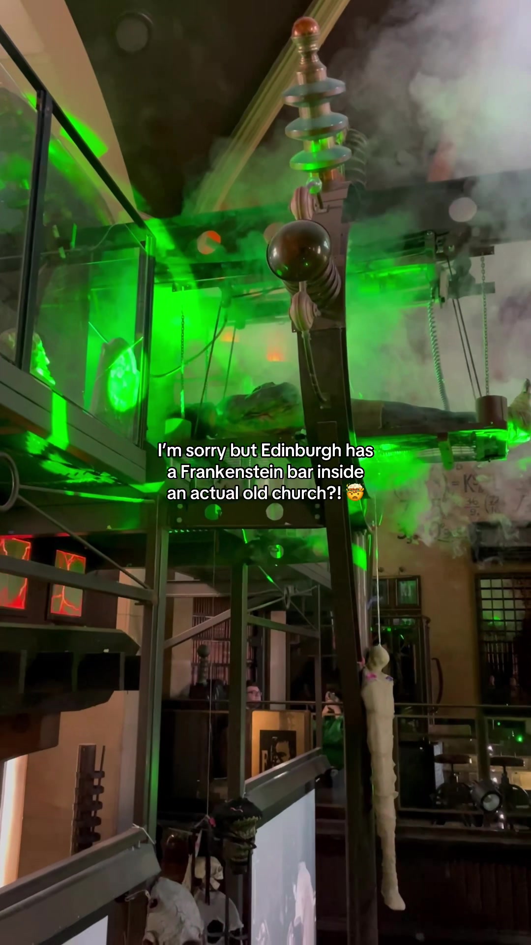 Frankenstein-Themed Bar Inside Edinburgh Church