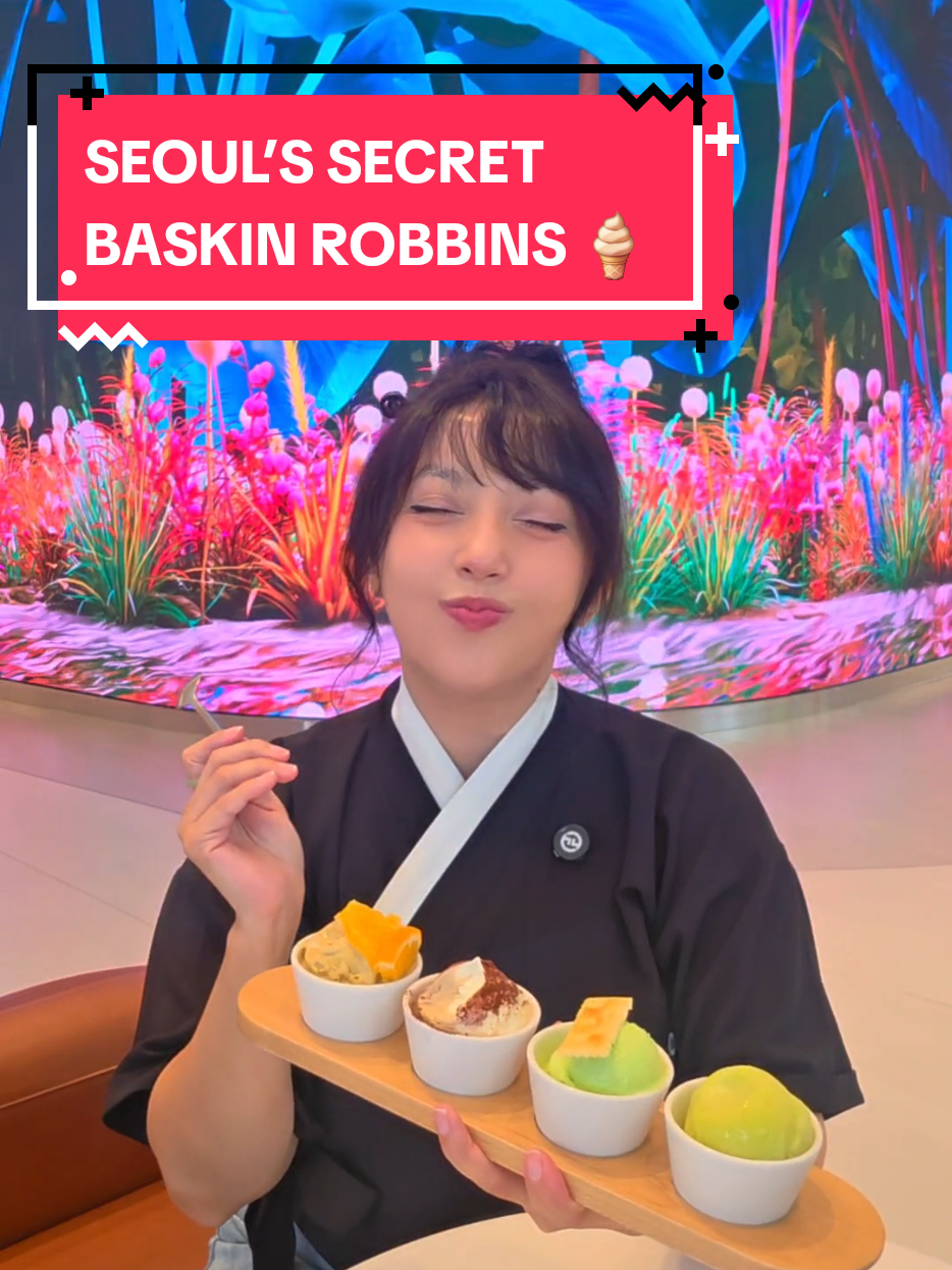 Baskin Robbins Ice Cream Laboratory in Seoul