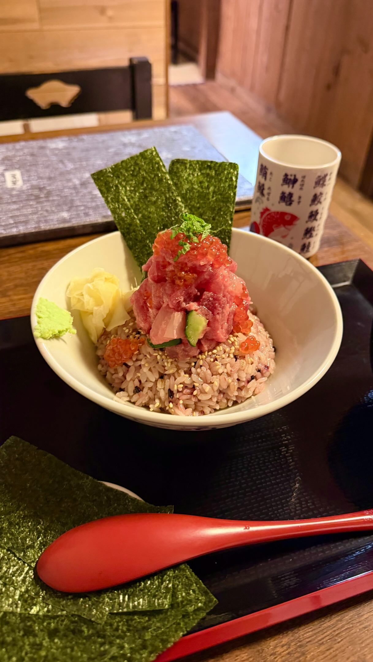 Kaisendon Seafood Bowl at Tokyo's Mukai Restaurant