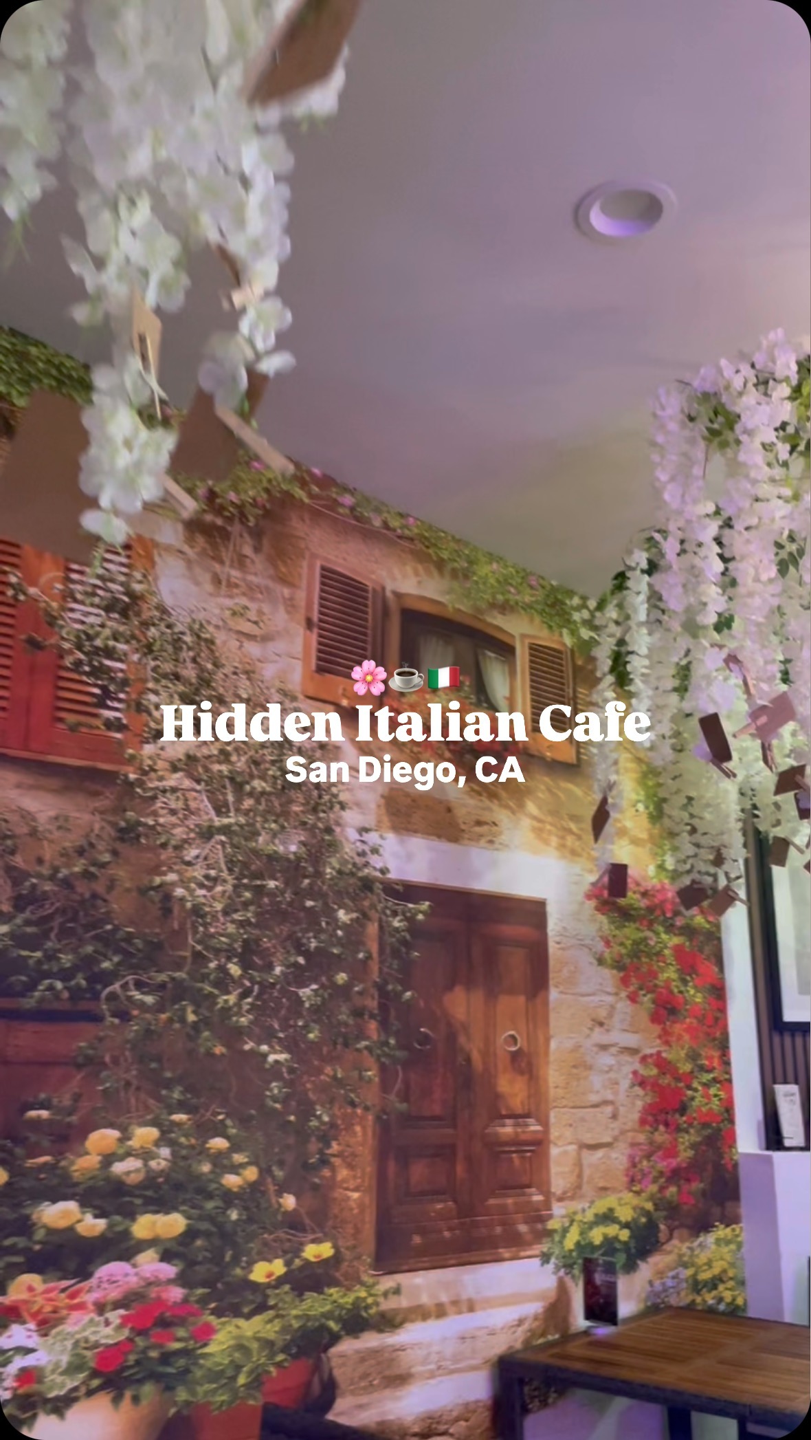 San Diego's Italian-Themed Coffee Shop Experience