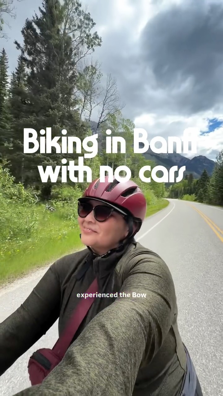 Bow Valley Parkway Car-Free Cycling To Johnston Canyon