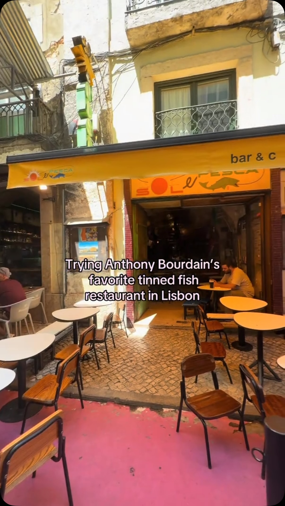 Bourdain's Favorite Lisbon Restaurant: Sol e Pesca