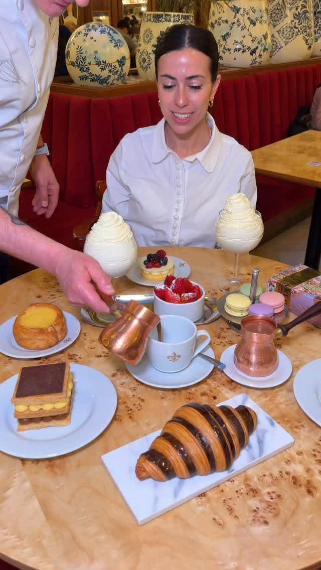 Viral Hot Chocolate Served With Whipped Cream