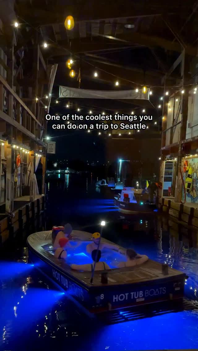 Seattle's Waterfront Offers Unique Hot Tub Boat Experience