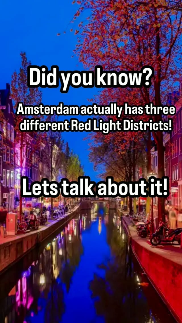 Explore Amsterdam's Three Red Light Districts