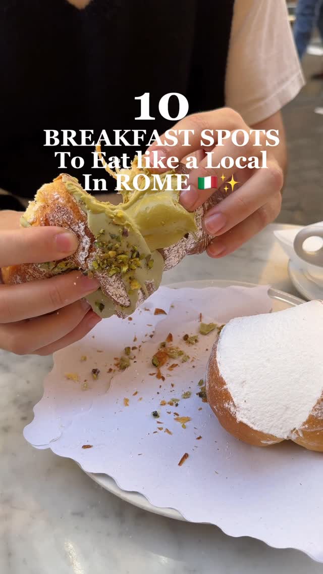 Historic Roman Spots For Local Breakfast Delicacies