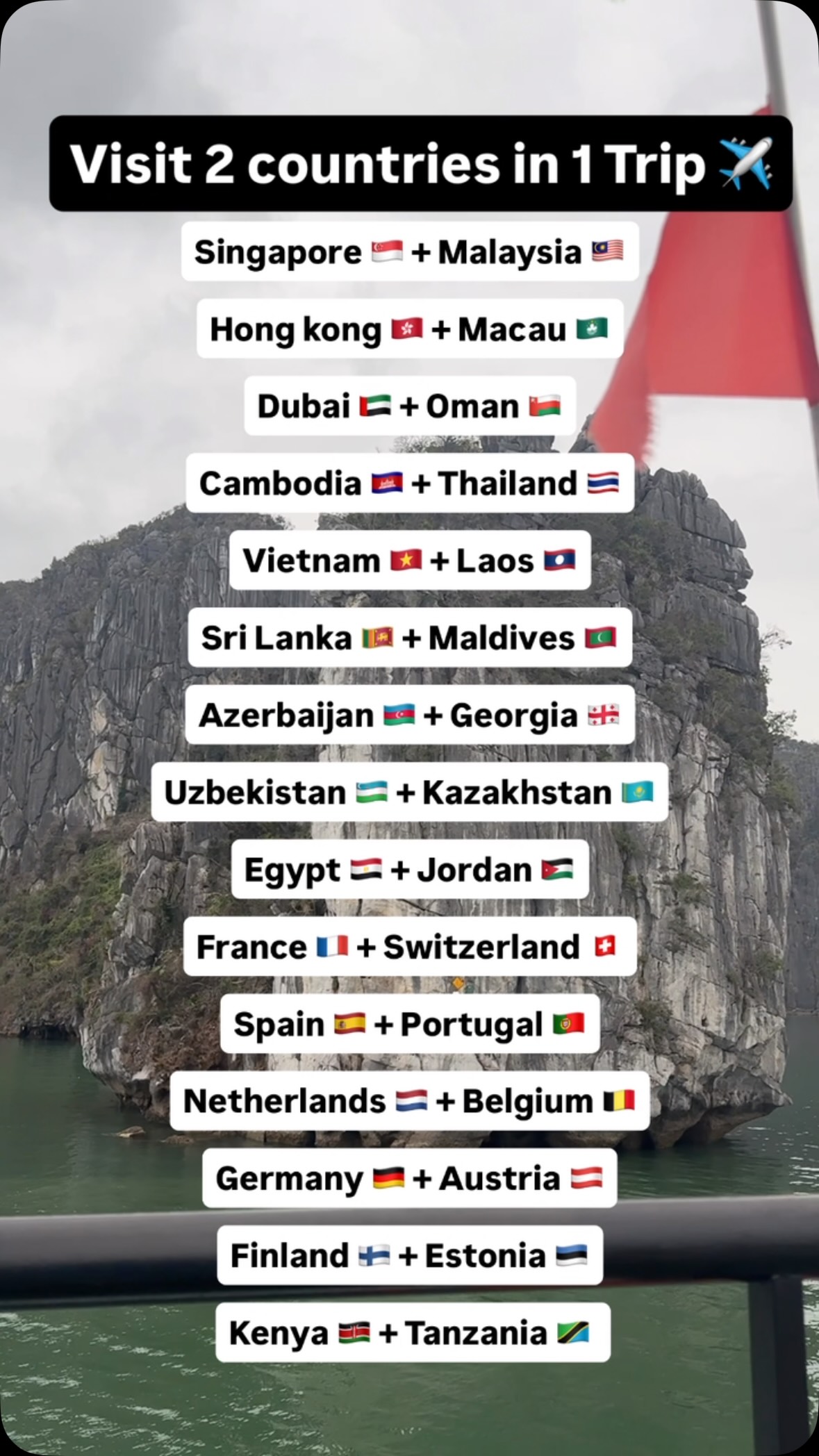 Seventeen Destinations for Dual-Country Adventures