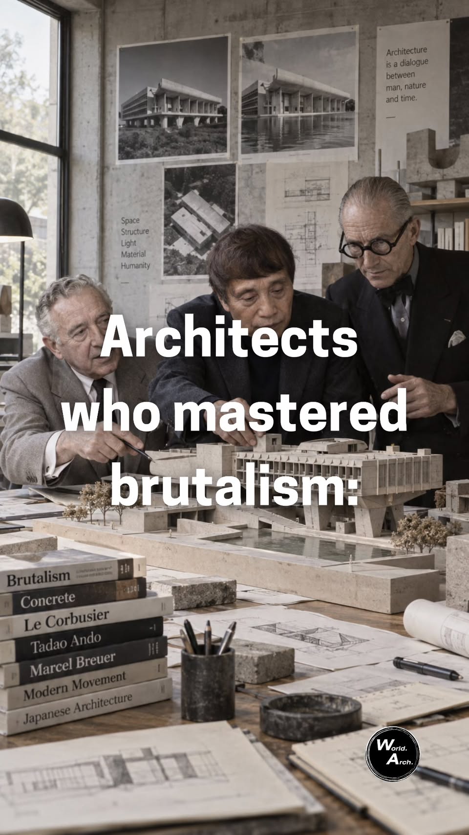 Architects Showcase Diverse Brutalist Concrete Styles