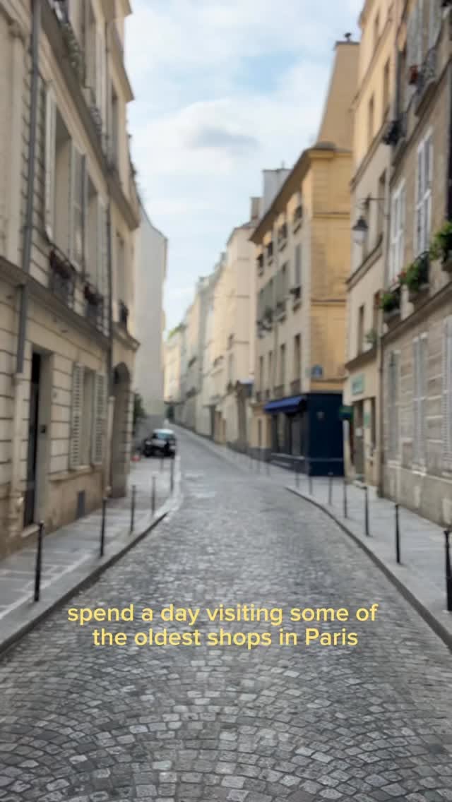 Paris's Oldest Shops And Cafes